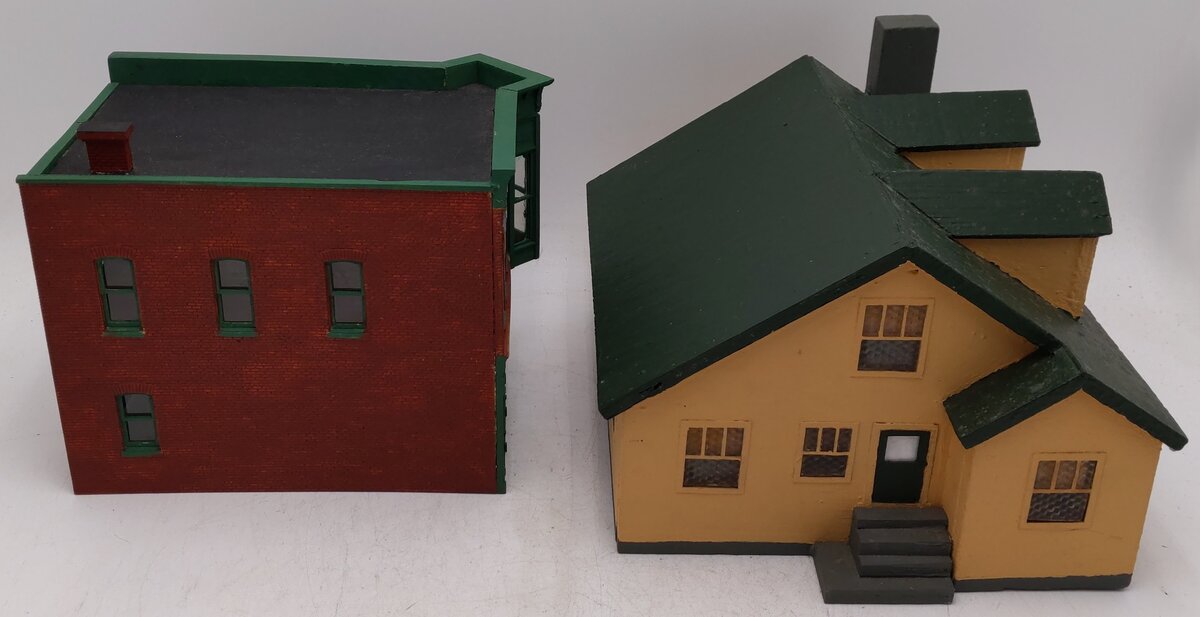 O Gauge Custom Built Assorted Layout Buildings [2] VG