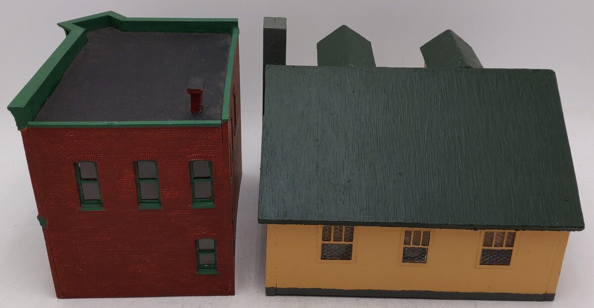 O Gauge Custom Built Assorted Layout Buildings [2] VG