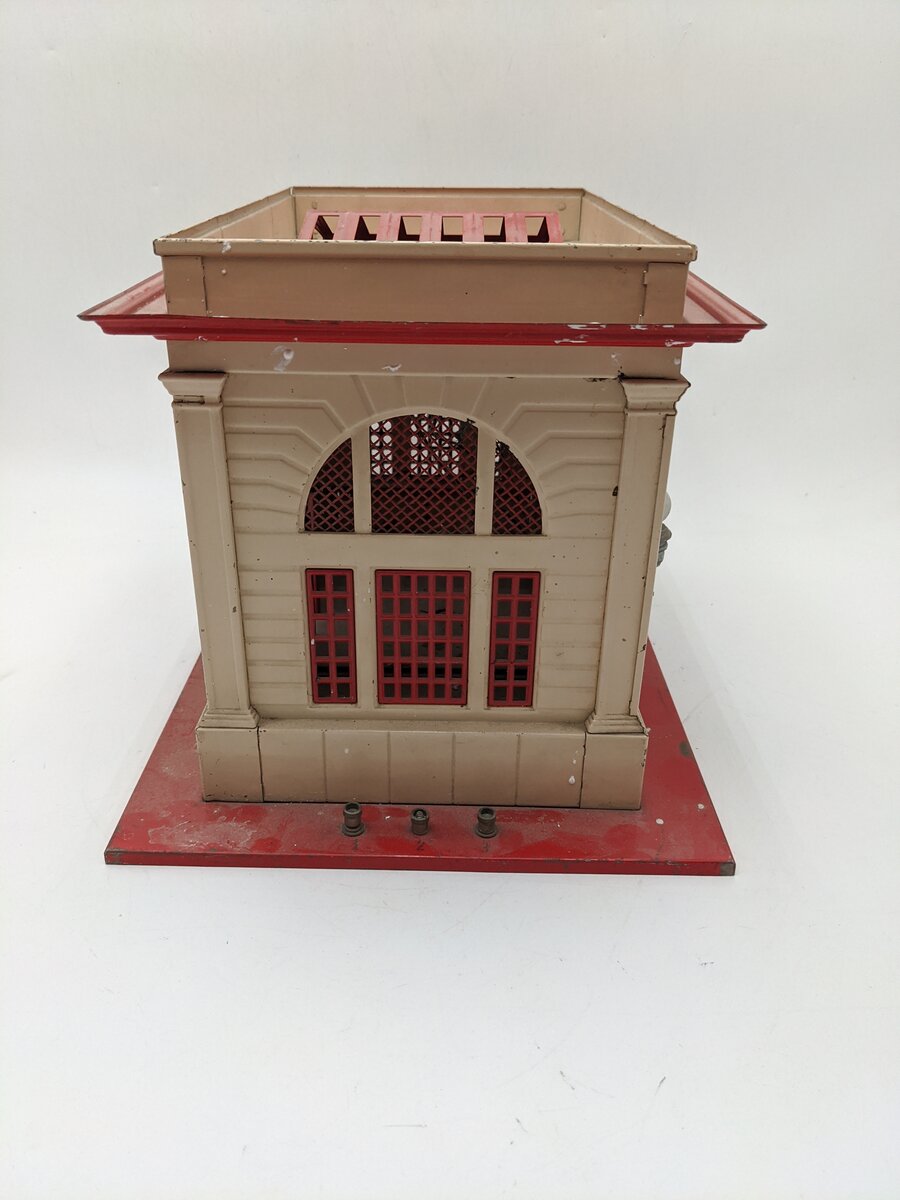 Lionel 115 O Gauge Vintage Lighted Tinplate Passenger Station VG