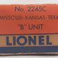 Lionel 2245C Vintage O Texas Special F-3B Non-Powered Diesel Locomotive Box Only/Box