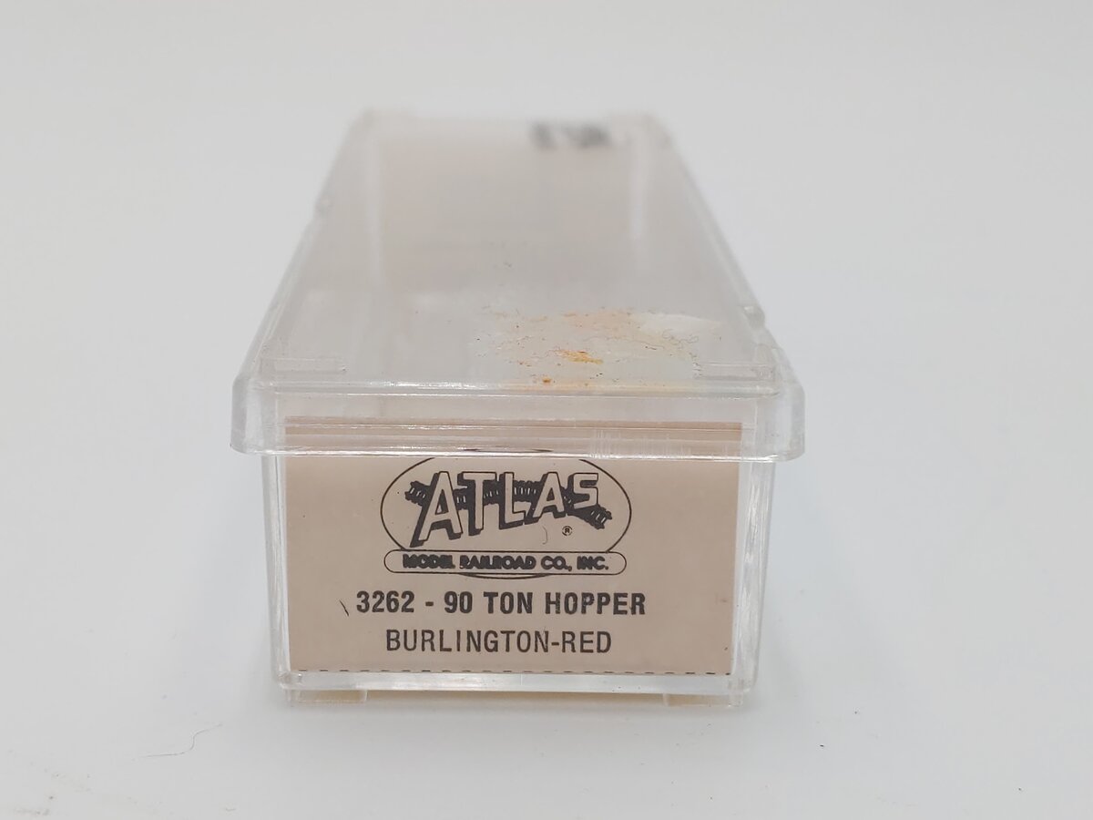 Atlas 3262 N Scale Burlington 3 Bay Hopper #163210 LN/Box