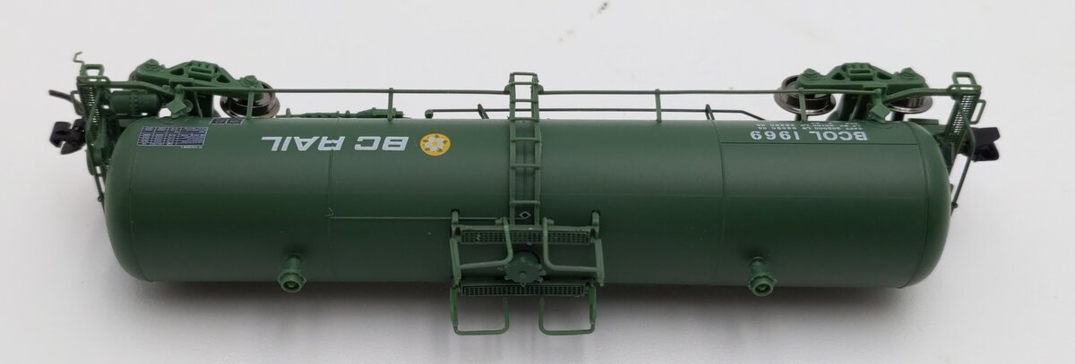 Rapido Trains 535012-3 N Scale BC Rail Company Tank Car #1969 LN/Box