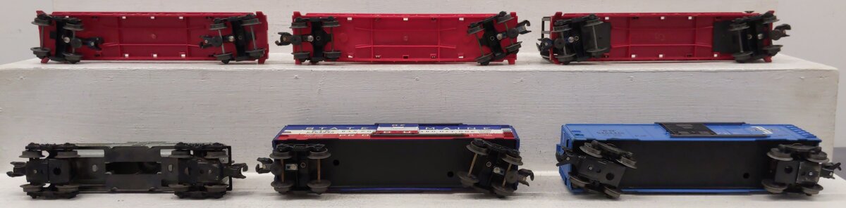 Lionel O Gauge Vintage Freight Cars:6464275,6464475,6477,6035,6464475, 6826 [6] VG