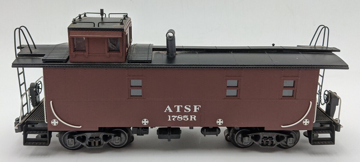 K-line K617-1053 O Gauge Santa Fw Steel-Sided Smoking Caboose #1785R EX