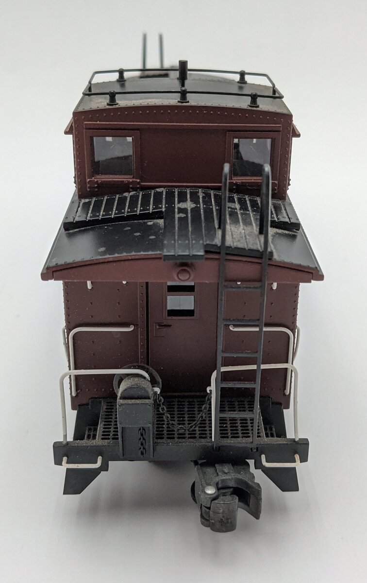 K-line K617-1053 O Gauge Santa Fw Steel-Sided Smoking Caboose #1785R EX