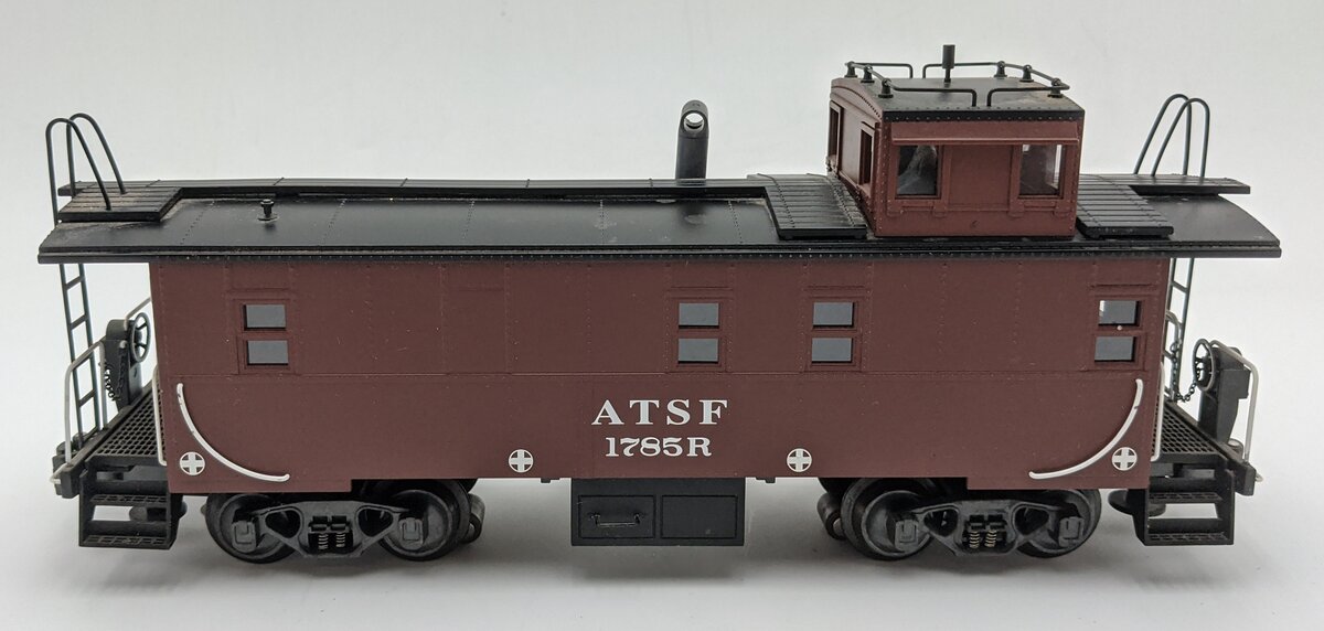 K-line K617-1053 O Gauge Santa Fw Steel-Sided Smoking Caboose #1785R EX