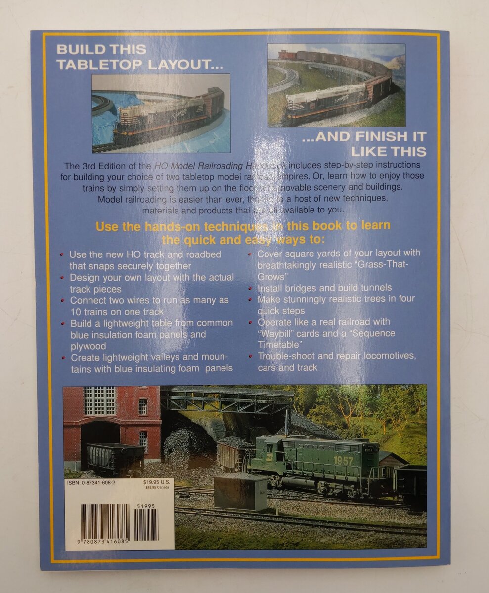 The Ho Model Railroading Handbook 3rd Edition Paperback Book Robert Schleicher EX