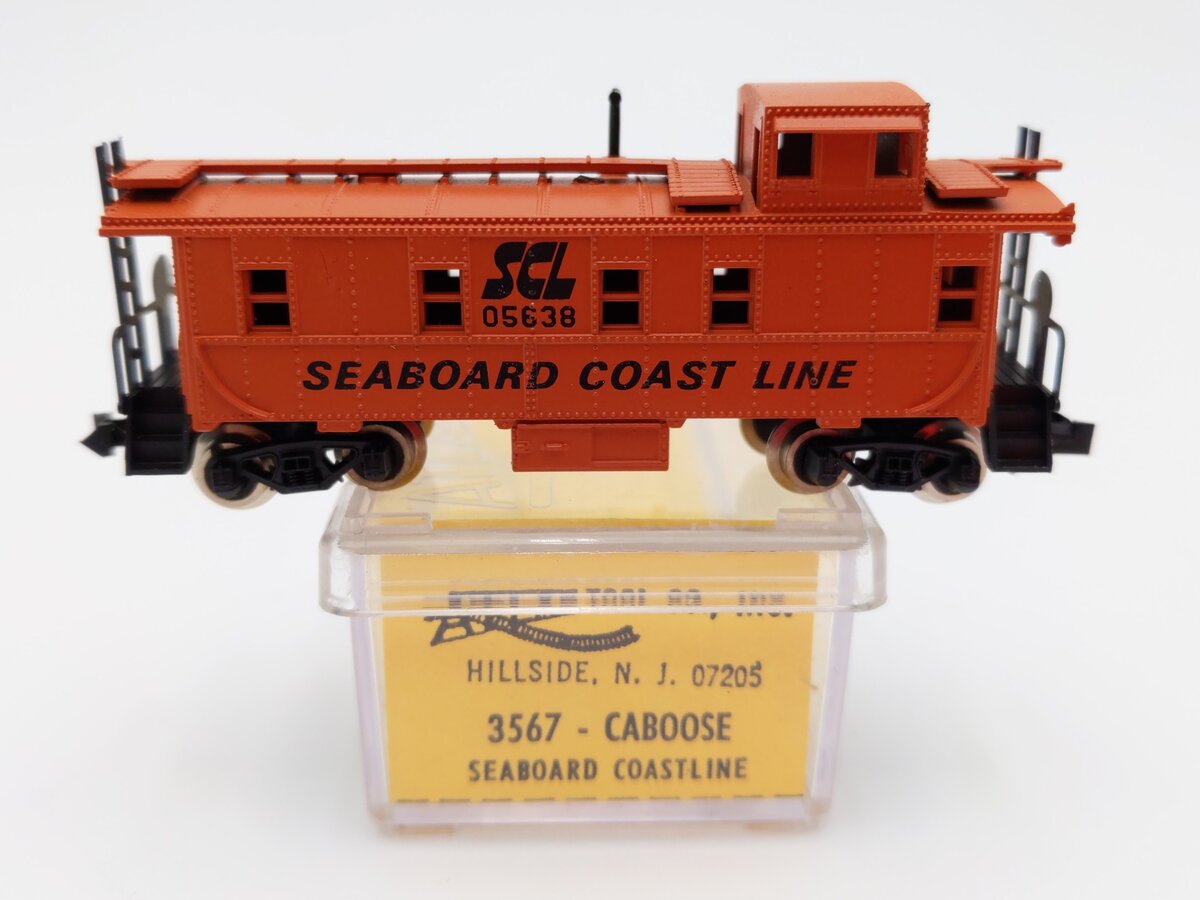 Atlas 35671 N Scale Seaboard Coast Line Caboose #05633 LN/Box