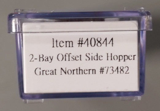 Atlas 40844 N Scale Great Northern 2-Bay Off Side Hopper #73482