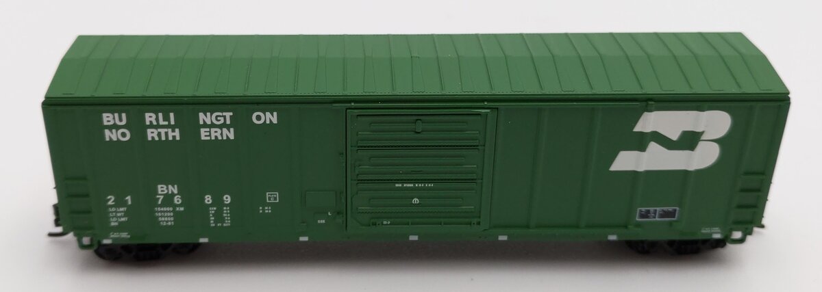 InterMountain 67504-10 N Scale Burlington Northern Boxcar #217689 LN/Box