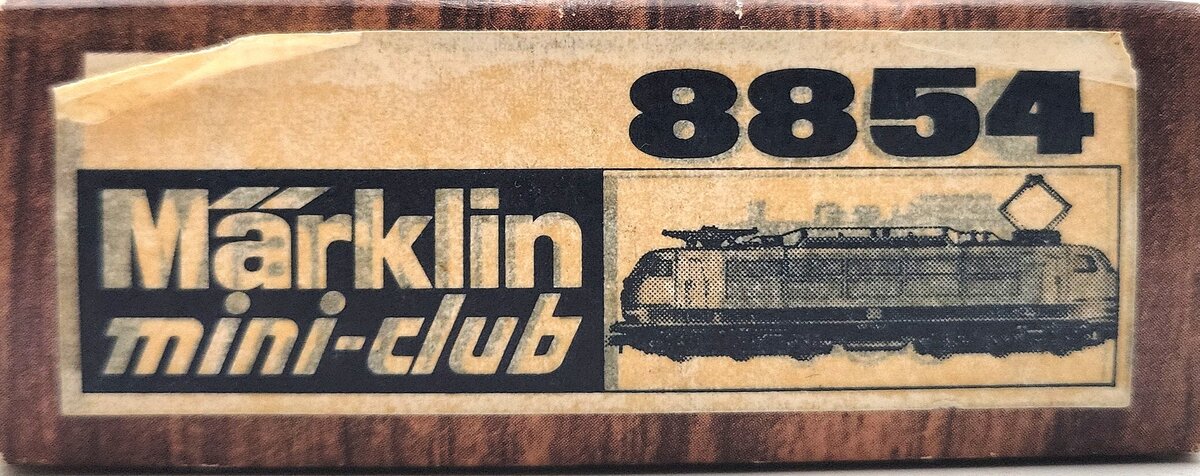 Marklin 8854 Z German Federal Railroad DB Class 103 Electric Locomotive EX/Box