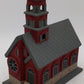 Ceramic Red and Grey Church Building EX