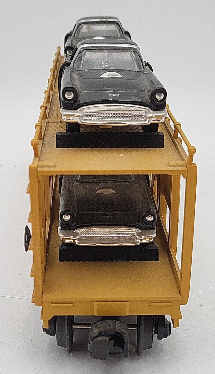 MTH 30-7674 O Gauge UP Southwestern Transport Auto Carrier W/Ertl T-Birds #11071 EX