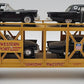 MTH 30-7674 O Gauge UP Southwestern Transport Auto Carrier W/Ertl T-Birds #11071 EX