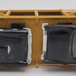 MTH 30-7674 O Gauge UP Southwestern Transport Auto Carrier W/Ertl T-Birds #11071 EX