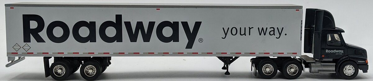 PEM  1:64 Diecast Volvo 610 VNM 2-Axle Day Cab W/53' Roadway Trailer NIB