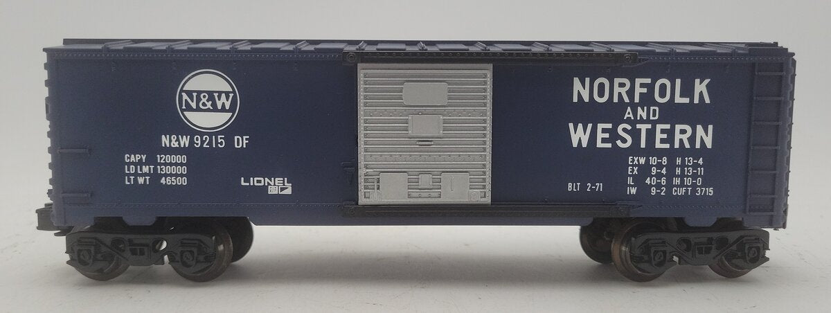 Lionel 6-9215 O Gauge Norfolk & Western Boxcar EX