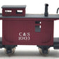 WestModel 30053 Nn3 Scale Brass Colorado & Southern Caboose #1003 VG/Box