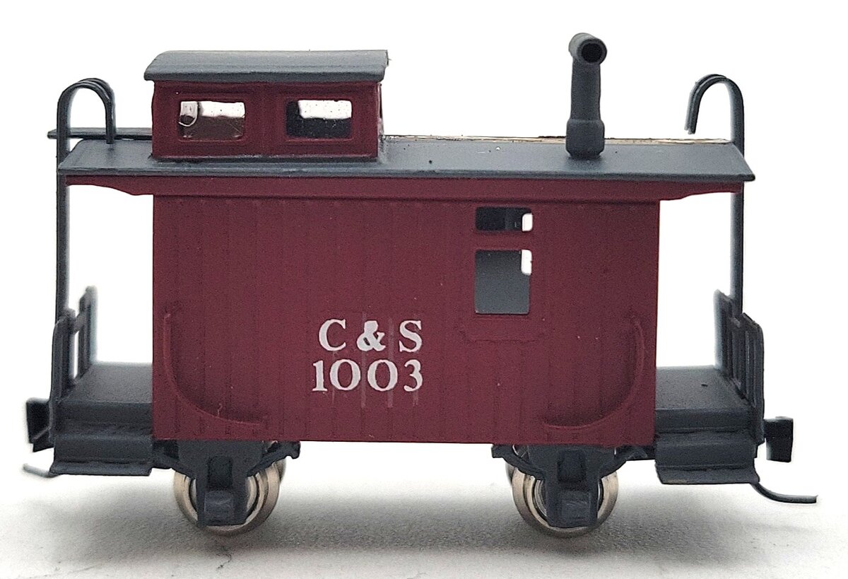 WestModel 30053 Nn3 Scale Brass Colorado & Southern Caboose #1003 VG/Box