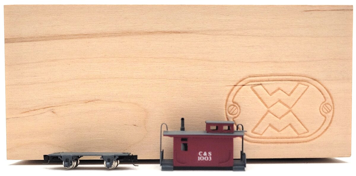 WestModel 30053 Nn3 Scale Brass Colorado & Southern Caboose #1003 VG/Box