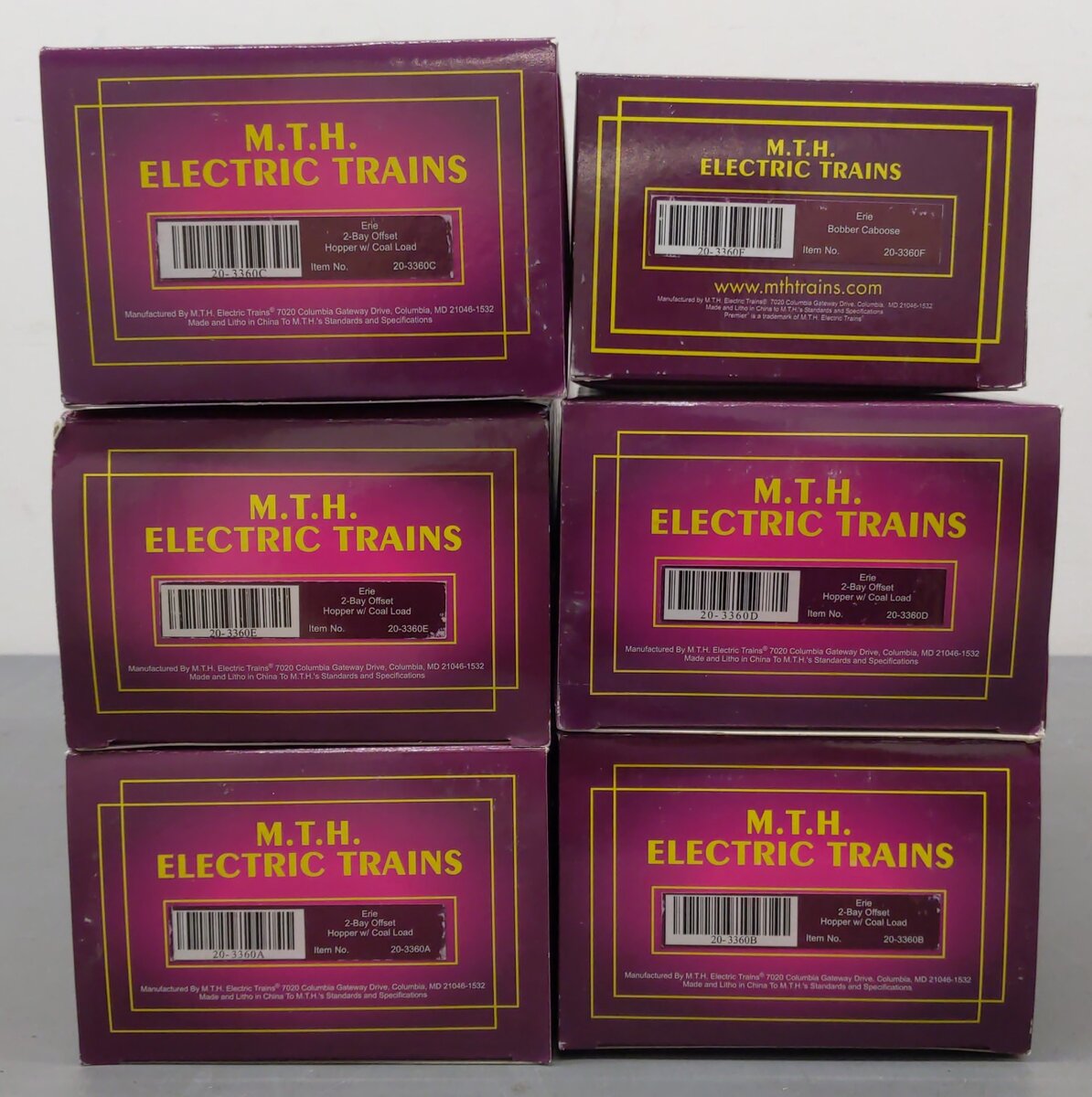 MTH 20-3360-1 O Erie 2-8-8-8-2 Triplex O Gauge Steam Freight Train Set w/PS 2.0 LN/Box