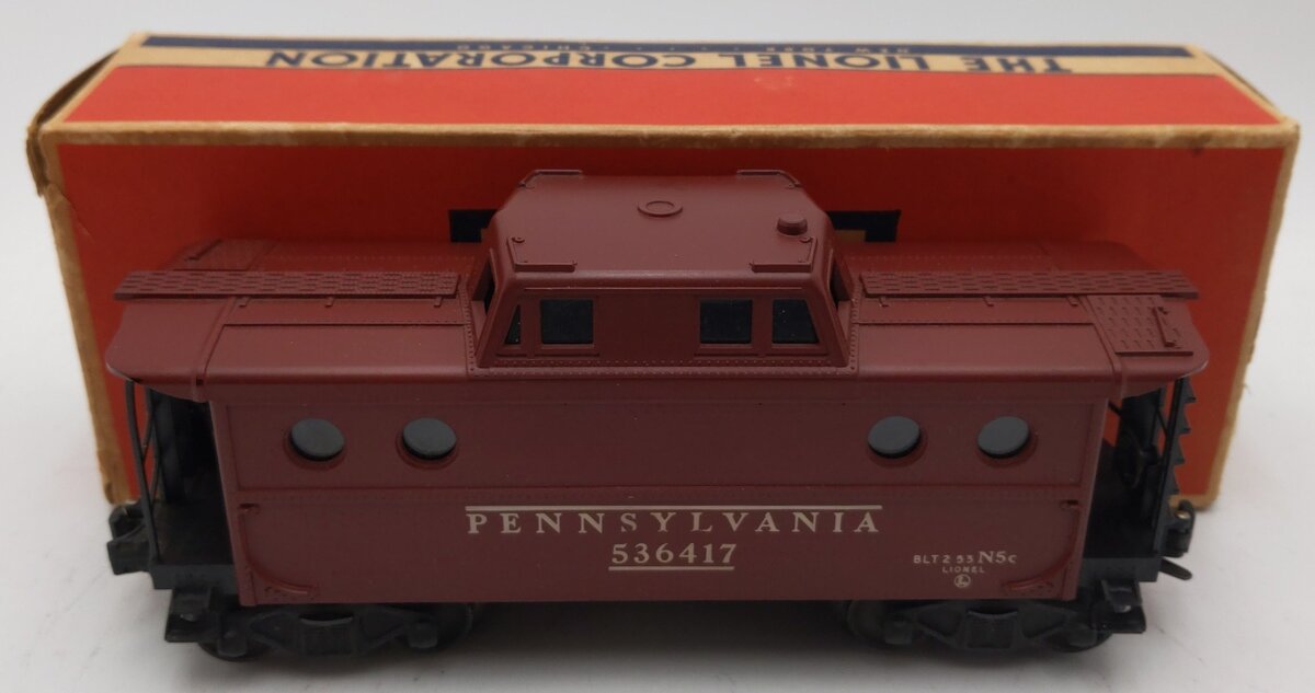 Lionel 6417 Vintage O Pennsylvania N5C Caboose w/o 