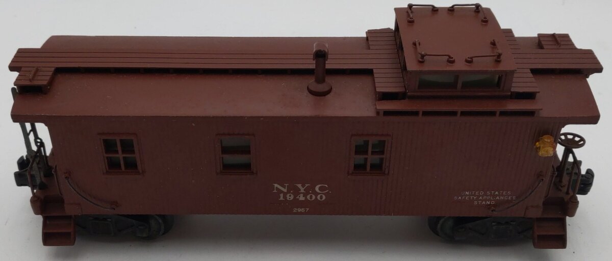 Lionel 2957 Vintage O Prewar New York Central Diecast Metal Illuminated Caboose VG
