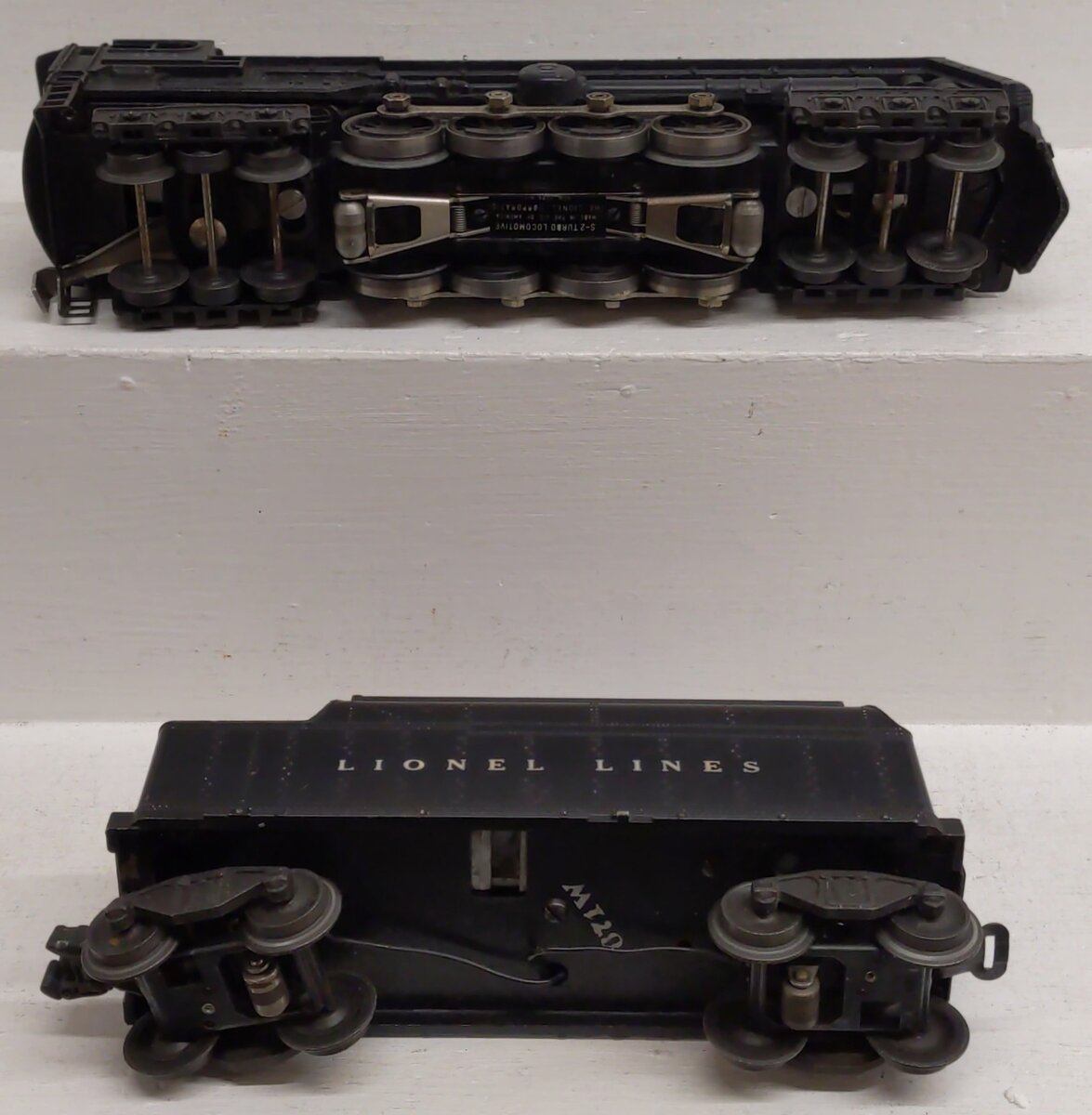 Lionel 671 Vintage O 6-8-6 Diecast Steam Turbine Locomotive w/671W Tender VG