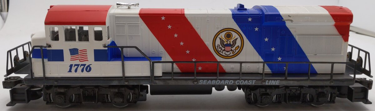 Lionel 6-1776 O Gauge Spirit of 76 Seaboard Coast Line U36B Diesel Locomotive VG/Box