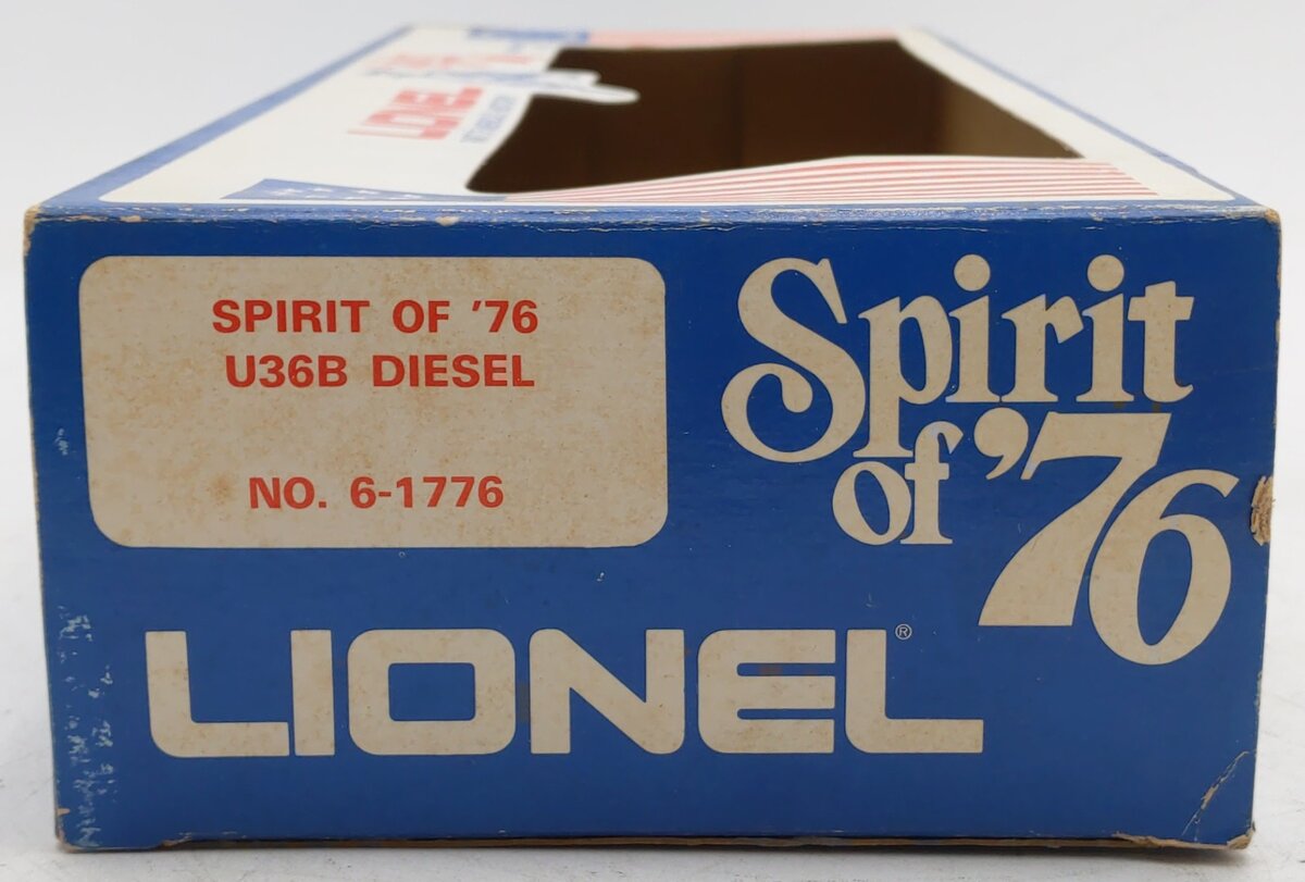 Lionel 6-1776 O Gauge Spirit of 76 Seaboard Coast Line U36B Diesel Locomotive VG/Box