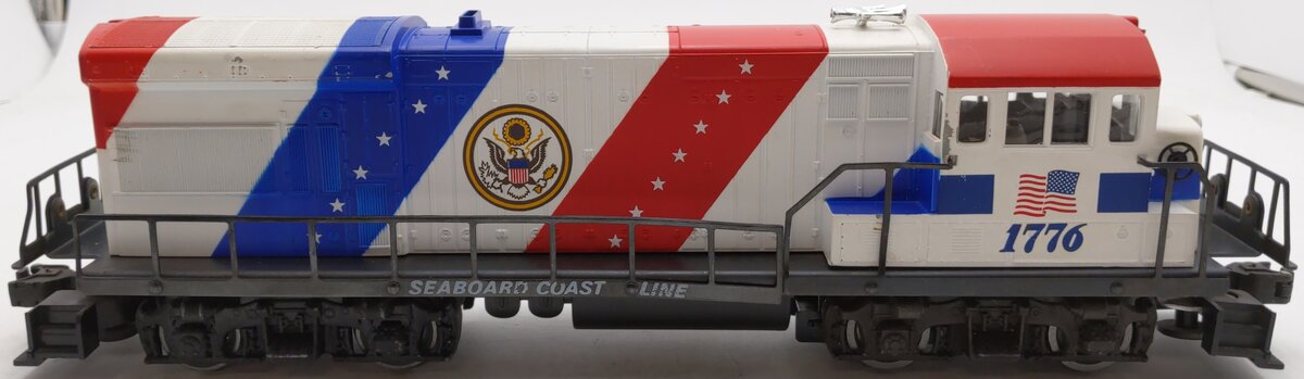 Lionel 6-1776 O Gauge Spirit of 76 Seaboard Coast Line U36B Diesel Locomotive VG/Box