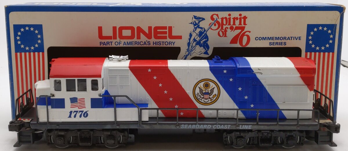 Lionel 6-1776 O Gauge Spirit of 76 Seaboard Coast Line U36B Diesel Locomotive VG/Box