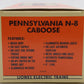 Lionel 6-51702 O Gauge BRASS Pennsylvania N-8 Smoking Caboose #478039 EX/Box