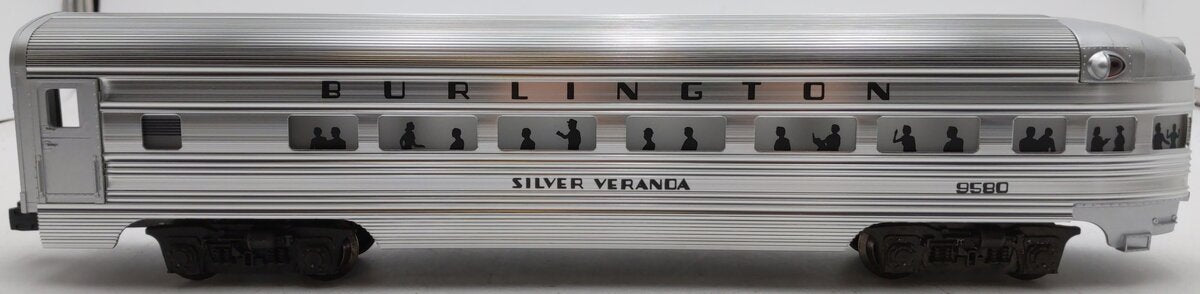 Lionel 6-9580 O Gauge Burlington Aluminum 