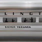 Lionel 6-9580 O Gauge Burlington Aluminum "Silver Veranda" Observation Car EX/Box