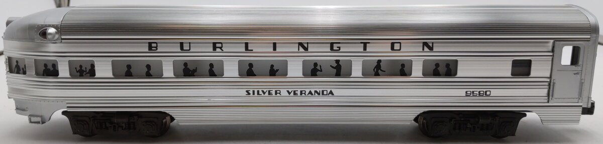 Lionel 6-9580 O Gauge Burlington Aluminum 