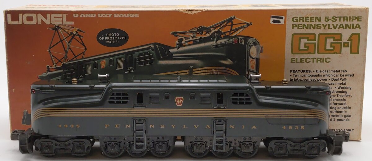 Lionel 6-8150 O Gauge Pennsylvania Green GG-1 Electric Locomotive EX/Box