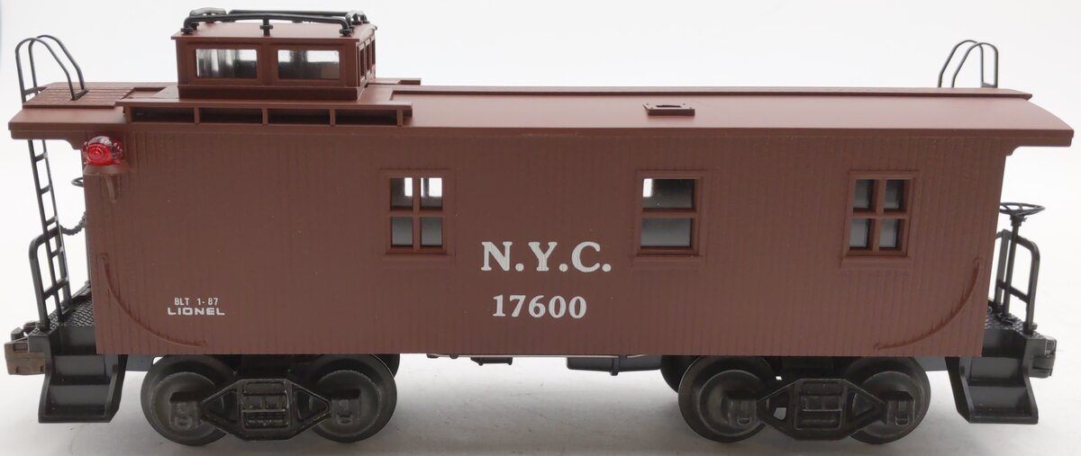 Lionel 6-17600 O Gauge New York Central Woodside Illuminated Caboose #17600 EX/Box