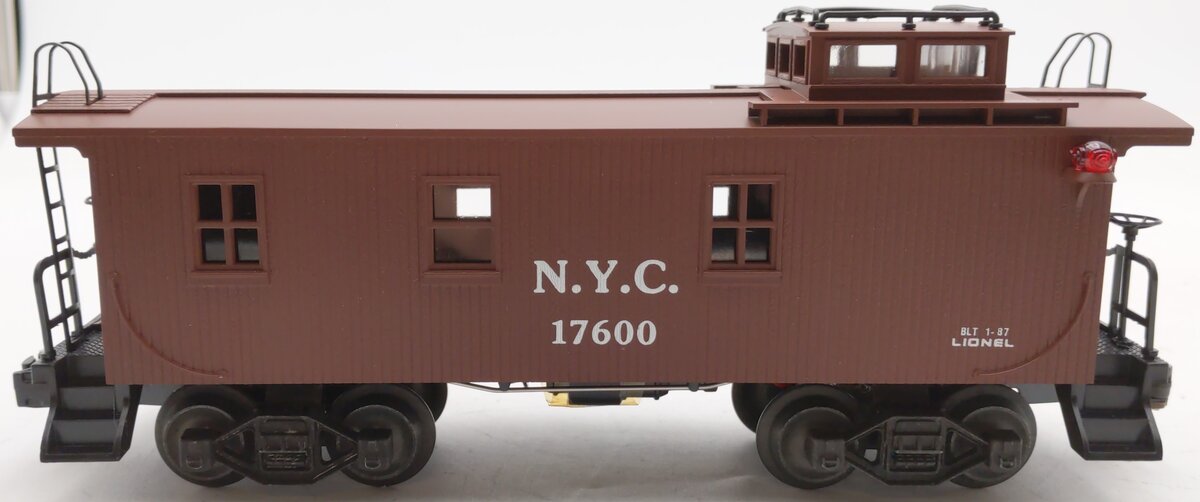Lionel 6-17600 O Gauge New York Central Woodside Illuminated Caboose #17600 EX/Box