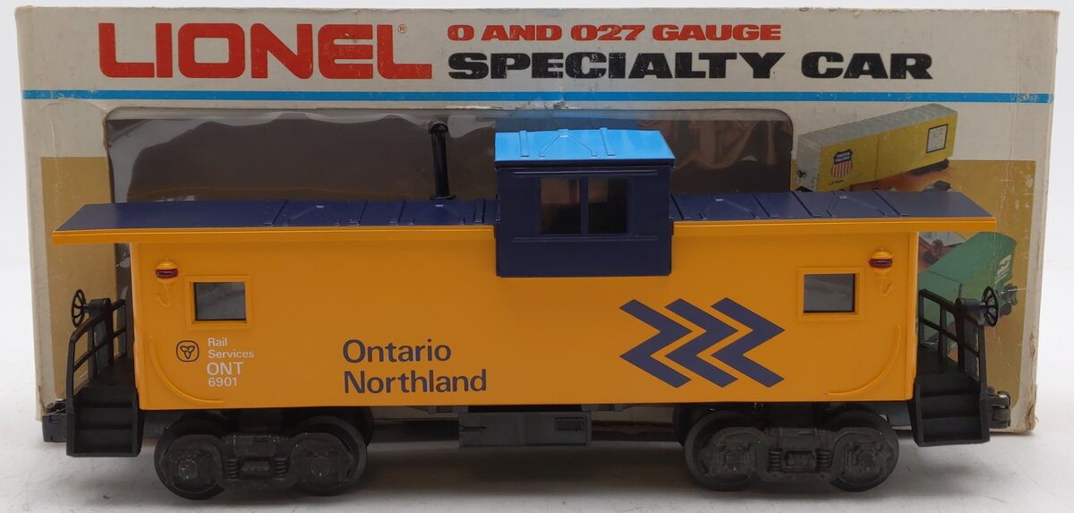 Lionel 6-6901 O Gauge Ontario Northland Illuminated EV Caboose EX/Box