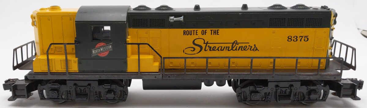 Lionel 6-8375 O Gauge Chicago & North Western GP7 Powered Diesel Loco #8375 VG
