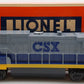 Lionel 6-18215 O Gauge CSX Dash 8 Diesel Engine #7643 EX/Box