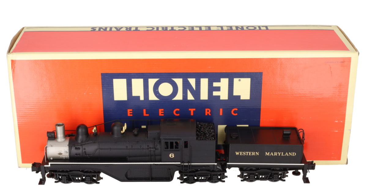 Lionel 6-18023 O Gauge Western Maryland Shay Steam Locomotive #6 EX/Box