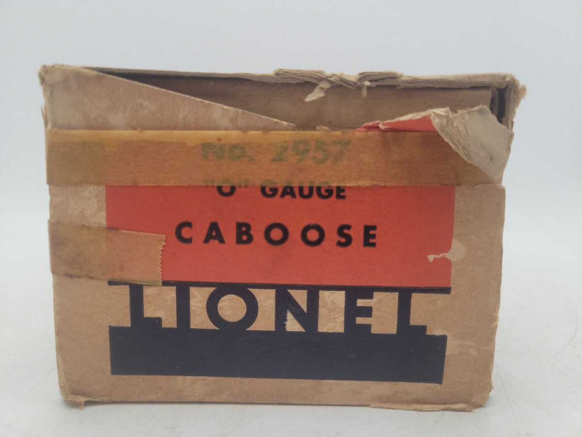 Lionel 2957 Vintage O Prewar New York Central Diecast Metal Illuminated Caboose/Box