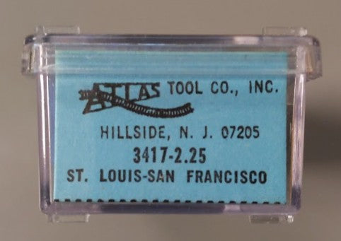 Atlas 3417 N St. Louis San Francisco Box Car #16302 LN/Box