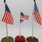 MTH & Lionel O Gauge Assorted US Flag Poles [3] VG
