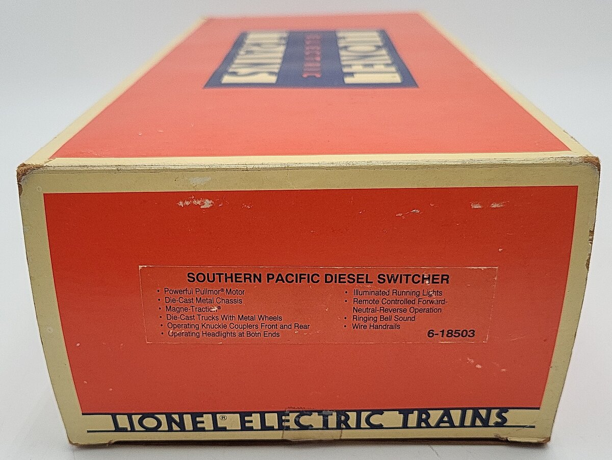 Lionel 6-18503 O Gauge Southern Pacific Diesel Switcher #8503 EX/Box