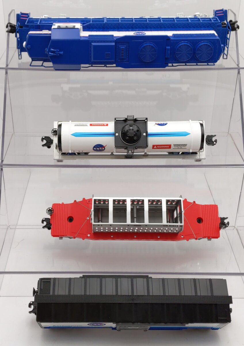 Lionel 2123080 O Gauge NASA Space Launch LionChief Diesel Freight Train Set EX/Box