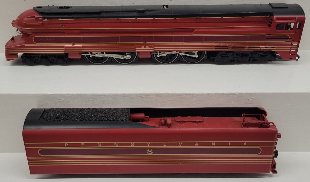 Lionel 2131040 O Gauge PRR S1 Tuscan Steam Locomotive & Tender #6100 w LEGACY EX/Box