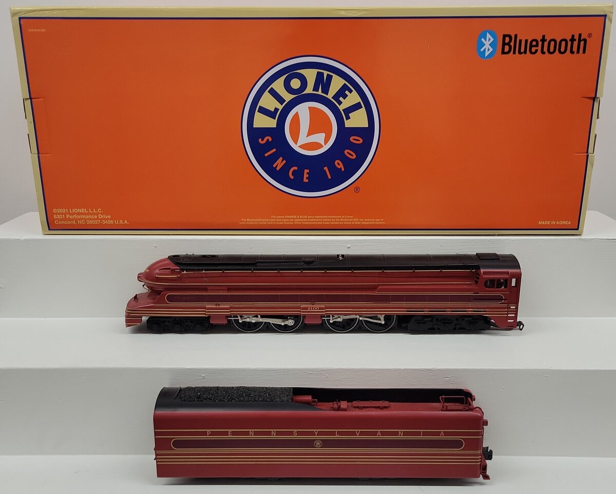 Lionel 2131040 O Gauge PRR S1 Tuscan Steam Locomotive & Tender #6100 w LEGACY EX/Box